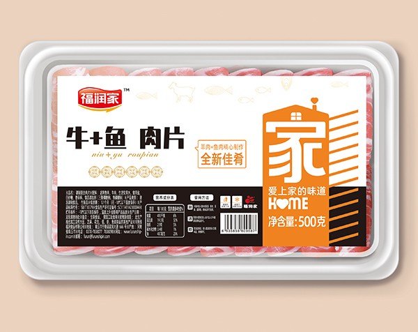福潤家牛+魚  肉片
